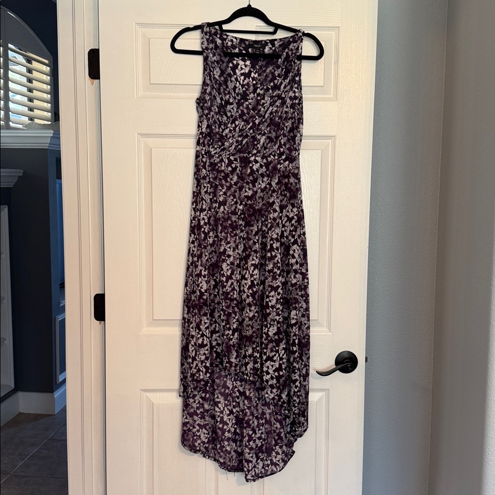 Simply Vera Vera Wang Violet and Ivory Maxi Dress